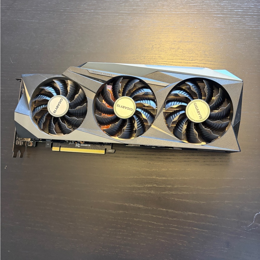 GIGABYTE Triple-Fan GPU in Black and Silver